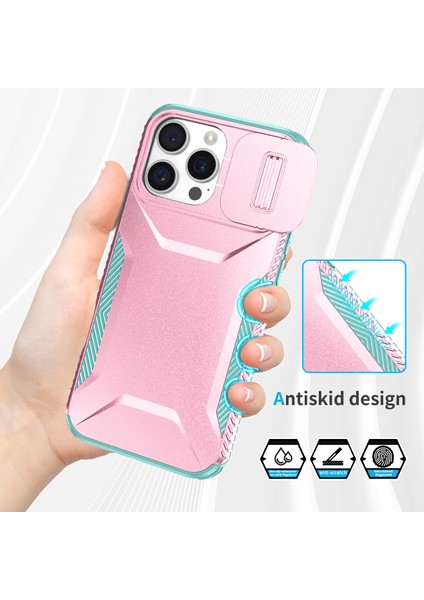 iPhone 16 Pro Tpu+Pc Kaymaz, Düşmeye Dayanıklı Telefon Kapağı (Yurt Dışından) fırsatları