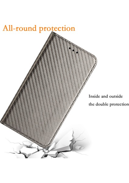 iPhone 16 Pro Max Deri Kapaklı Telefon Kılıfı Stand Kapatma (Yurt Dışından)