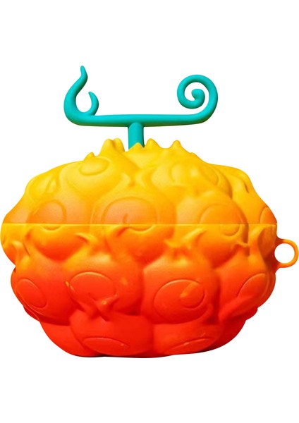 Huawei Freebuds 4 Kulaklık Kabuk Silikon Kulaklık Koruyucu Kapak Karikatür Alev-Alev Meyve Tasarımı (Yurt Dışından)