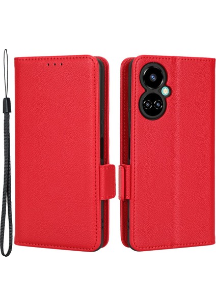 Tecno Camon 19 Pro 4g / 5g Pu Deri Telefon Cüzdan Standı Kılıf (Yurt Dışından)