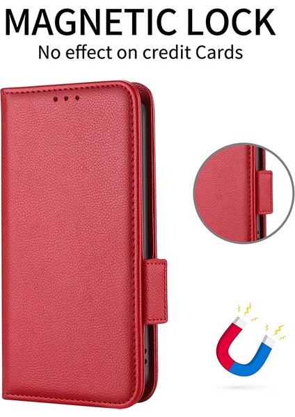 Tecno Camon 19 Pro 4g / 5g Pu Deri Telefon Cüzdan Standı Kılıf (Yurt Dışından)