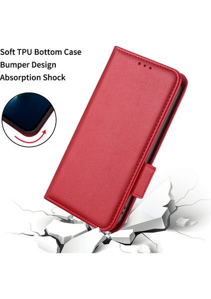 Tecno Camon 19 Pro 4g / 5g Pu Deri Telefon Cüzdan Standı Kılıf (Yurt Dışından)