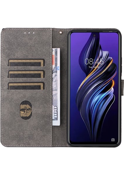 Tecno Pova 5 4g Standı Kabuk Cüzdan Telefon Kapağı Pu Deri Kılıf Askılı (Yurt Dışından) fiyatları