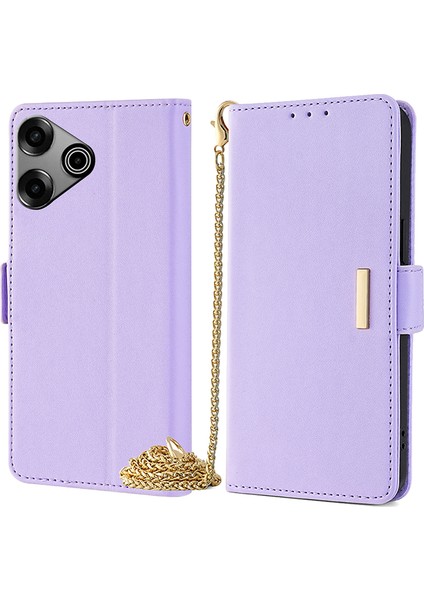 Tecno Pova 6 Pro 5g Deri Telefon Kılıfı, Cüzdan ve Askılar (Yurt Dışından)