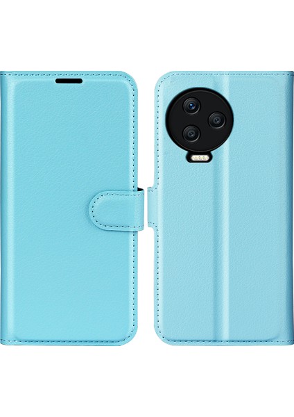 Infinix Note 12 Pro 4g Önleme Önleme Pu Deri Deri Cüzdan Kabuk Flip Stand Litchi Doku Telefon Kılıfı Kapak (Yurt Dışından)