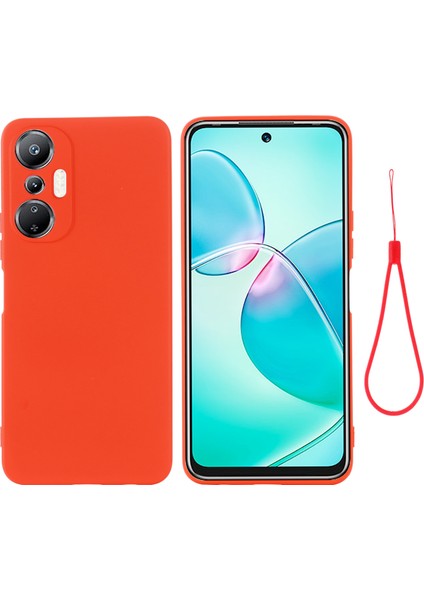 Infinix Hot 20S 4g Telefon Kabuğu Koruyucusu Çizgi Anti-Çizgi Yumuşak Astar Sıvı Silikon Cep Telefon Kılıfı Kapak (Yurt Dışından)