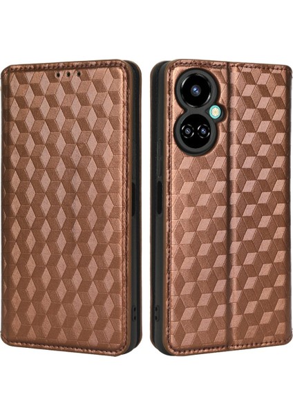 Tecno Camon 19 Pro 4g / 5g Pu Deri Standlı Cüzdan Telefon Kılıfı (Yurt Dışından)