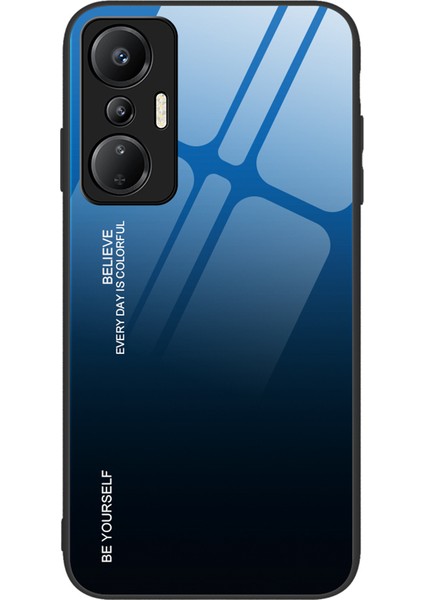 Infinix Hot 20S 4g Anti-Dust Gradyan Temsilli Cam Geri Kabuk Pc + Tpu Telefon Kılıfı (Yurt Dışından)