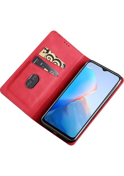Infinix Hot 11 Rus Versiyonu Telefon Kasası Cilt Dokunuşu Pu Deri Kart Tutucu Standı Kapağı (Yurt Dışından)