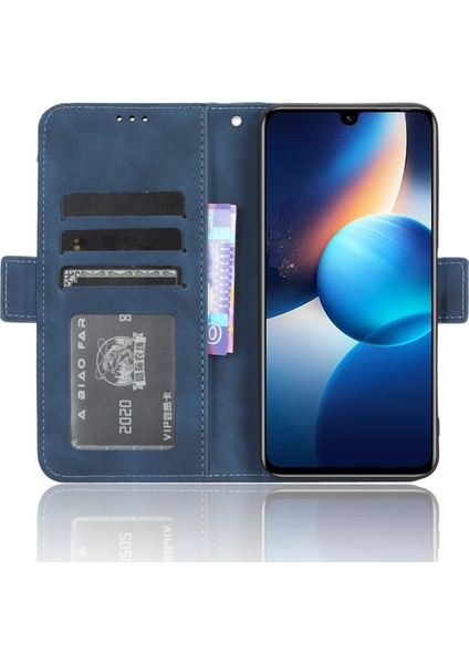 Infinix Zero 20 4g X6821 Stand Vakası Önleyici Pu Deri Kapağı Cüzdan Telefon Kılıfı (Yurt Dışından)