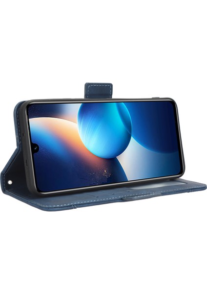 Infinix Zero 20 4g X6821 Stand Vakası Önleyici Pu Deri Kapağı Cüzdan Telefon Kılıfı (Yurt Dışından)