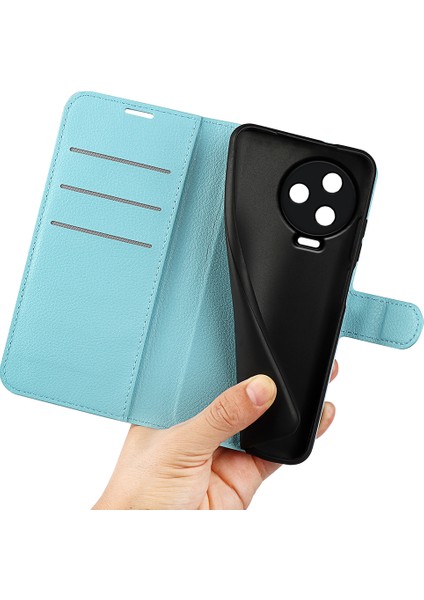 Infinix Note 12 Pro 4g Önleme Önleme Pu Deri Deri Cüzdan Kabuk Flip Stand Litchi Doku Telefon Kılıfı Kapak (Yurt Dışından)