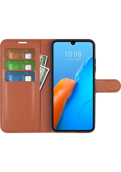 Infinix Note 12 Pro 4g Önleme Önleme Pu Deri Deri Cüzdan Kabuk Flip Stand Litchi Doku Telefon Kılıfı Kapak (Yurt Dışından)