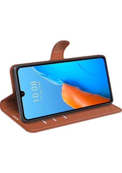 Infinix Note 12 Pro 4g Önleme Önleme Pu Deri Deri Cüzdan Kabuk Flip Stand Litchi Doku Telefon Kılıfı Kapak (Yurt Dışından)