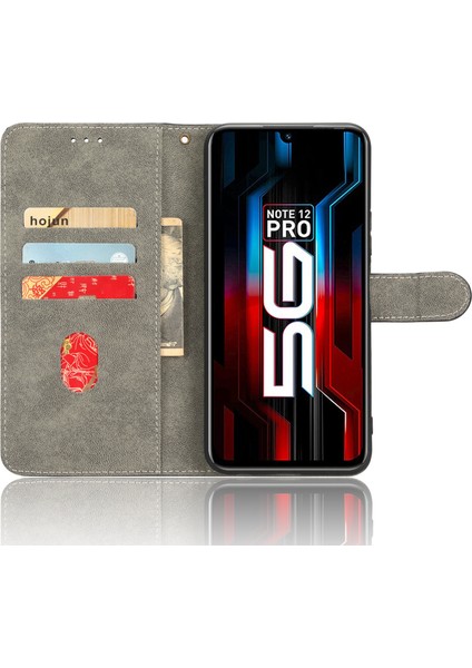 Infinix Note 12 5g / Note 12 Pro 5g X671 Telefon Kılıfı Pu Deri Rfıd Engelleme Cüzdan Stand Kapağı Kayışla (Yurt Dışından)