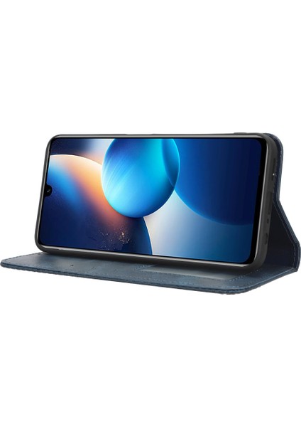 Infinix Zero 20 4g X6821 Cüzdan Telefon Kılıfı Retro Pu Deri Kapak Manyetik Kapatma Stand Kılıfı (Yurt Dışından) indirimleri