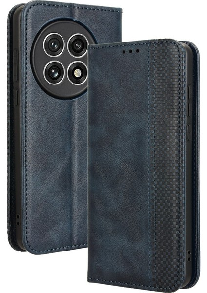Oneplus 13 Deri Cüzdan Standı Retro Doku Telefon Kapağı (Yurt Dışından)