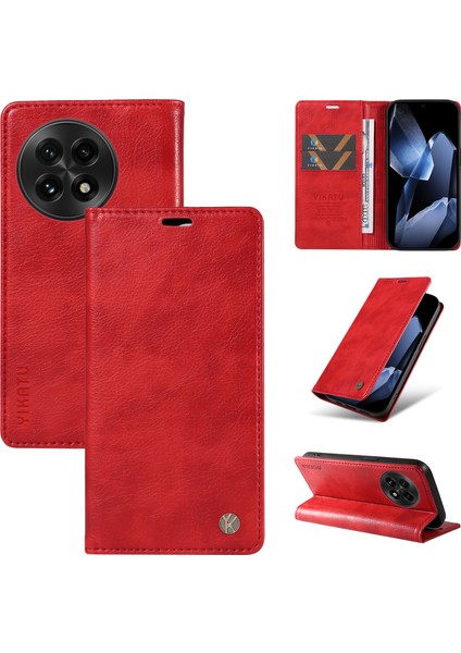 Oneplus 13 Litchi Doku Cüzdan Manyetik Kapatma Deri Telefon Kapağı (Yurt Dışından)