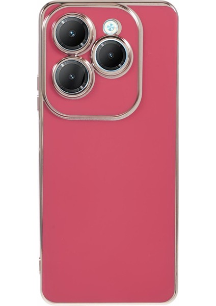 Infinix Hot 40 / Hot 40 Pro / Tecno Spark 20 Pro 6d Galvanik Koruyucu Tpu Telefon Kapağı (Yurt Dışından)