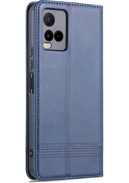 Vivo Y21/Y33S Tasarımı Manyetik Otomatik Kapanış Pu Deri Telefon Kılıfı (Yurt Dışından) modelleri