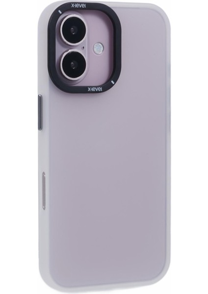 iPhone 16 Mat Kaplama Pc + Tpu Telefon Kapağı (Yurt Dışından)