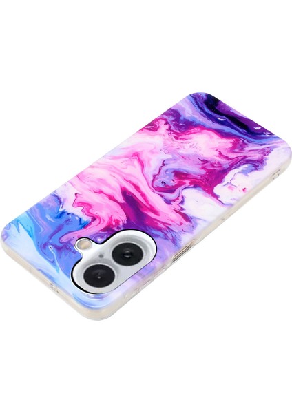 iPhone 16 Tpu Mermer Koruyucu Telefon Kılıfı (Yurt Dışından) modelleri