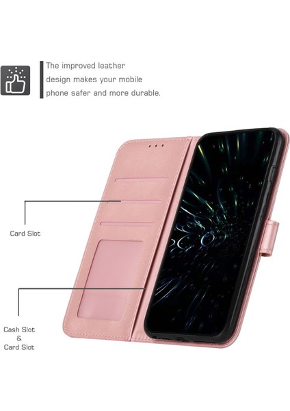 iPhone 16 Plus Cüzdan Çevirme Kitabı Pu Deri Koruyucu Telefon Kapağı (Yurt Dışından)