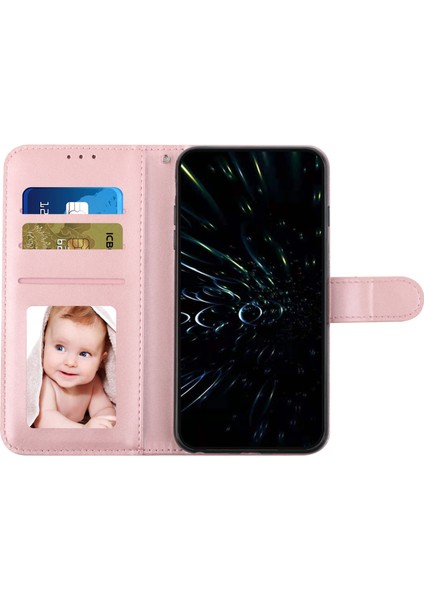 iPhone 16 Plus Cüzdan Çevirme Kitabı Pu Deri Koruyucu Telefon Kapağı (Yurt Dışından)