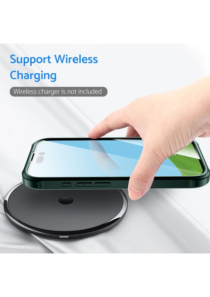 iPhone 16 Çift Taraflı Temperli Cam+Silikon+Tpu Tam Korumalı Telefon Kılıfı (Yurt Dışından) indirimleri