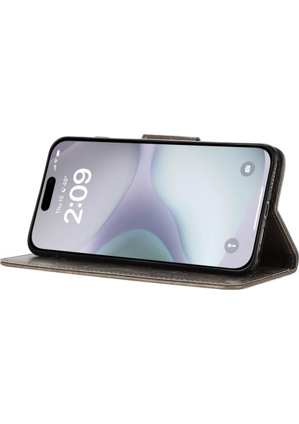 iPhone 16 Deri Cüzdan Standlı Telefon Kapağı (Yurt Dışından) modelleri