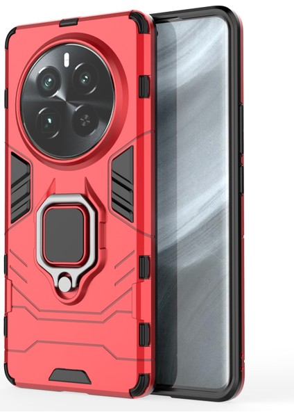 Realme 12 Pro/12 Pro Plus 5g Darbeye Dayanıklı Telefon Kılıfı Halka Tutucu Kickstand Telefon Kapağı (Yurt Dışından)