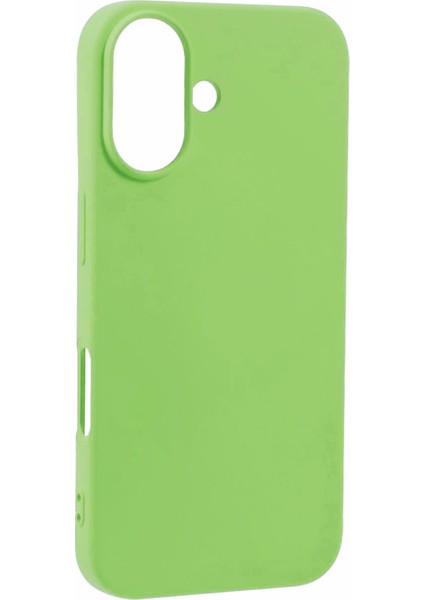 iPhone 16 Yumuşak Fiber Astarlı Tpu Telefon Kılıfı (Yurt Dışından)