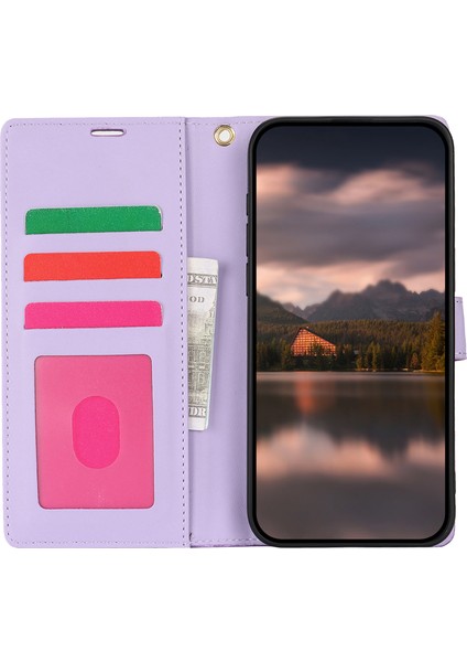 iPhone 16 Pro El Askılı Deri Cüzdan Telefon Kılıfı (Yurt Dışından) fiyatları