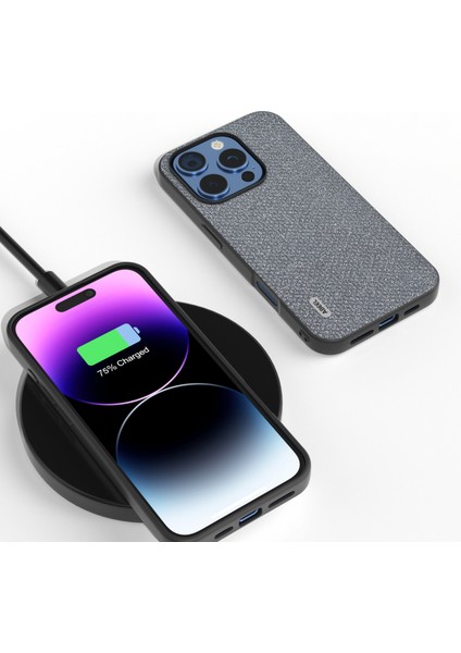 iPhone 16 Pro Glitter Yapay Doku Deri + Pc Telefon Kapağı (Yurt Dışından)