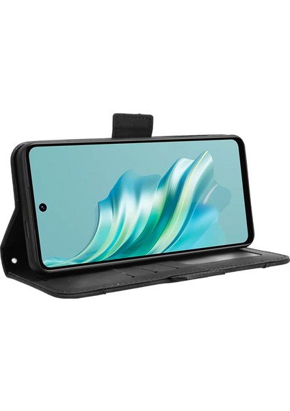 Tecno Spark 20 Pu Deri Çoklu Kart Yuvaları Cüzdan Halkalı Telefon Kılıfı Koruma Kapağı (Yurt Dışından)