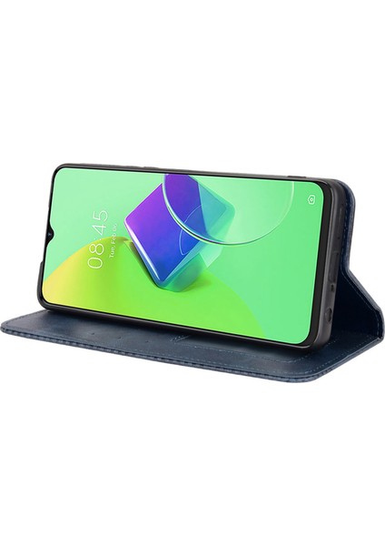 Tecno Spark 9 Pro 4g / Spark 9t 4g Retro Doku Pu Deri Kapak (Yurt Dışından)