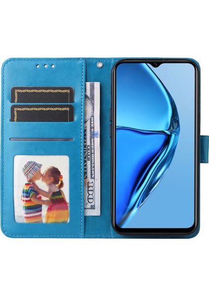 Infinix Hot 20S 4g Pu Deri Ayçiçeği Baskılı Telefon Kılıfı Stand Cüzdan Sıralamaya Dayanıklı Cep Telefon Kapağı Kayışlı (Yurt Dışından)