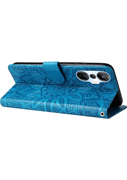 Infinix Hot 20S 4g Pu Deri Ayçiçeği Baskılı Telefon Kılıfı Stand Cüzdan Sıralamaya Dayanıklı Cep Telefon Kapağı Kayışlı (Yurt Dışından)