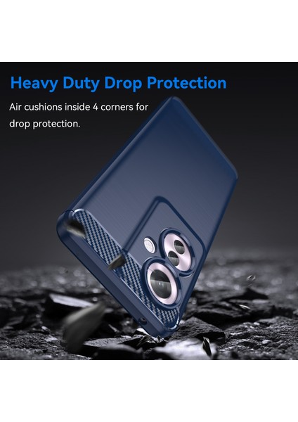 Oppo RENO11 F 5g Tpu Kılıf Karbon Fiber Doku Arka Telefon Kapağı (Yurt Dışından) fiyatları