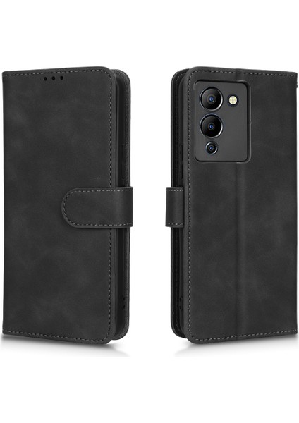Infinix Note 12 G96 4g Cilt Touch Duygu Stand Telefon Kılıfı Pu Deri Tam Koruma Cüzdan Kapağı (Yurt Dışından)