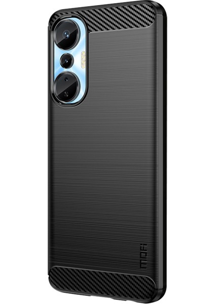 Infinix Hot 20S 4g / X6827 Anti-Fall Koruyucu Ince Telefon Kılıf Karbon Fiber Fırçalanmış Tpu Telefon Geri Kapak (Yurt Dışından)