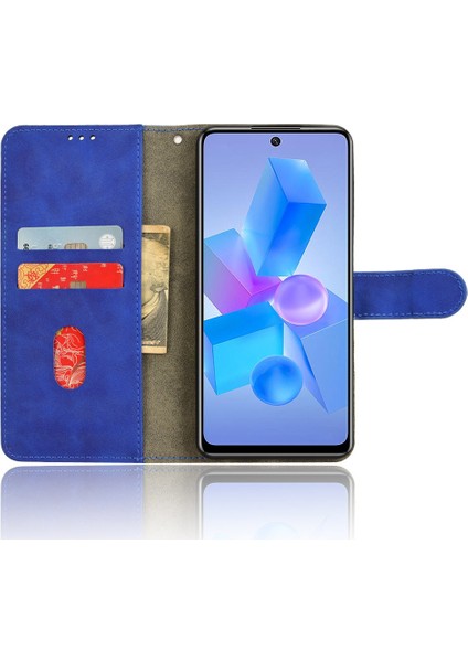 Infinix Hot 40 Kasa Yumuşak Dokunuşlu Pu Deri Flip Stant Kartı Yuvaları Telefon Koruma Kapağı (Yurt Dışından) fiyatları
