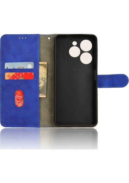 Infinix Hot 40 Kasa Yumuşak Dokunuşlu Pu Deri Flip Stant Kartı Yuvaları Telefon Koruma Kapağı (Yurt Dışından) fırsatları