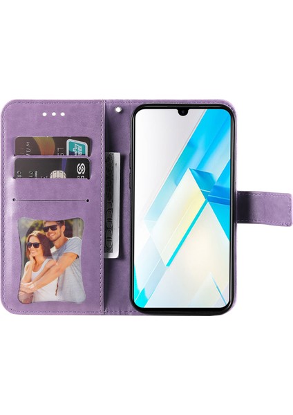 Infinix Note 12 G96 4g Pu Deri Deri Deri Telefon Kılıfı Stand Cüzdan Anti-Fall Koruyucu Cep Telefon Kapağı Kayışlı (Yurt Dışından) fiyatları