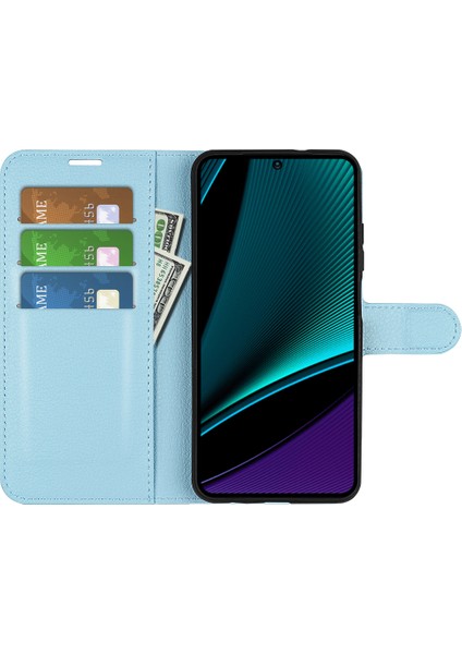 Infinix Note 11 Pro, Litchi Doku Cüzdan Pu Deri Kabuk Stand Kapağı (Yurt Dışından)