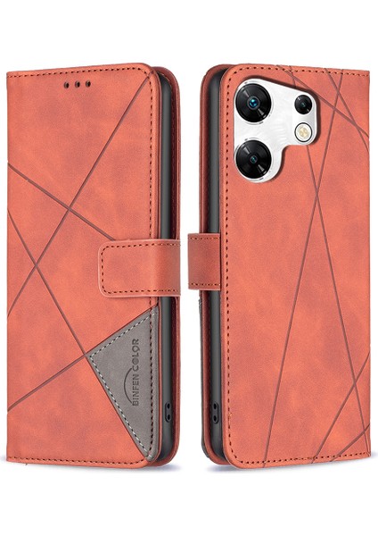 Infinix Zero 30 4g Kasa Cüzdan Telefonu Kabuğu, Çizik Anti-Çizim Pu Deri Kapağı (Yurt Dışından)