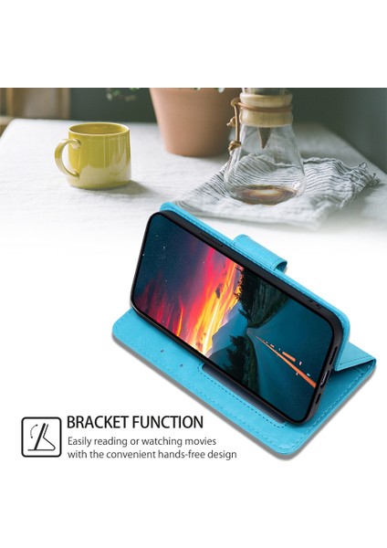 Infinix Hot 30I Dokulu Pu Deri Cüzdan Stand Kılıfı Anti-Çizelge Telefon Kapağı (Yurt Dışından)