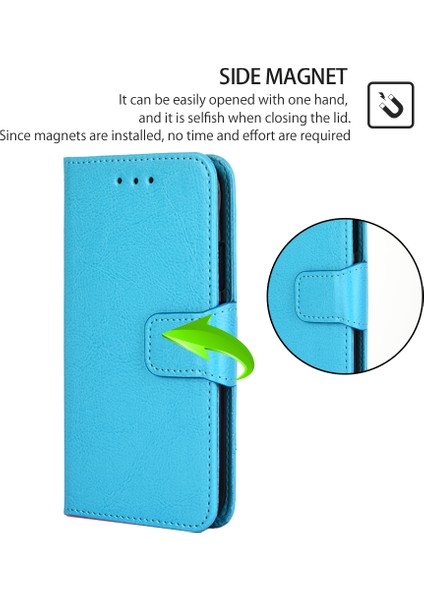 Infinix Hot 30I Dokulu Pu Deri Cüzdan Stand Kılıfı Anti-Çizelge Telefon Kapağı (Yurt Dışından)