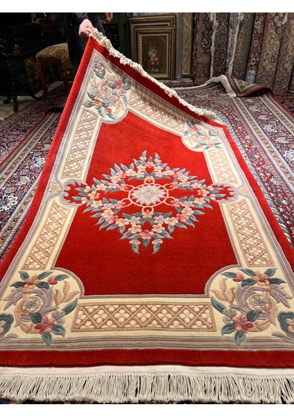 El Dokuma Kabartmalı Çin Halısı Ebat 180 x 120. indirimleri