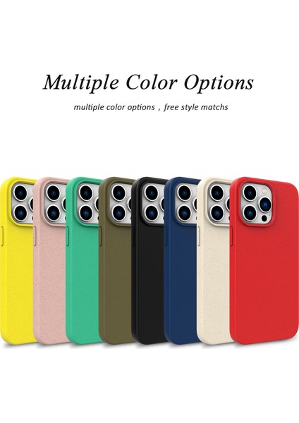 iPhone 16 Pro Buğday Samanı Tpu Telefon Kapağı (Yurt Dışından)